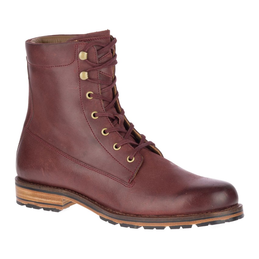 Bottes Merrell Wayfarer Lace Leather Marron Homme | P.Q.MAWS